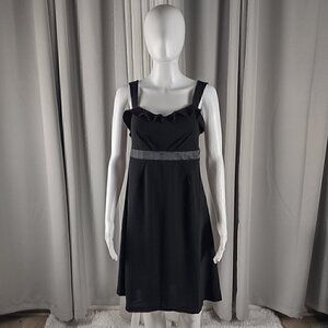 Essentials by A.B.S. Women's Black Empire Waist Formal Party Dress Size 2 (NWT)